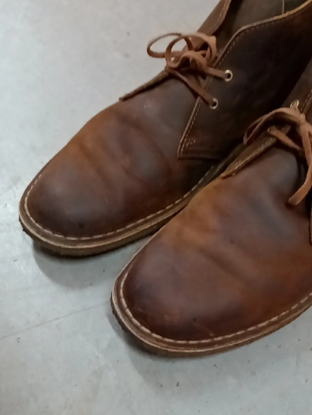 Clark's OG Originals Distressed Oiled Gum Sole Desert Boots Size 13